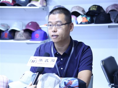 2020上海国际帽子围巾手套展专访前丰帽艺业务经理姚有良